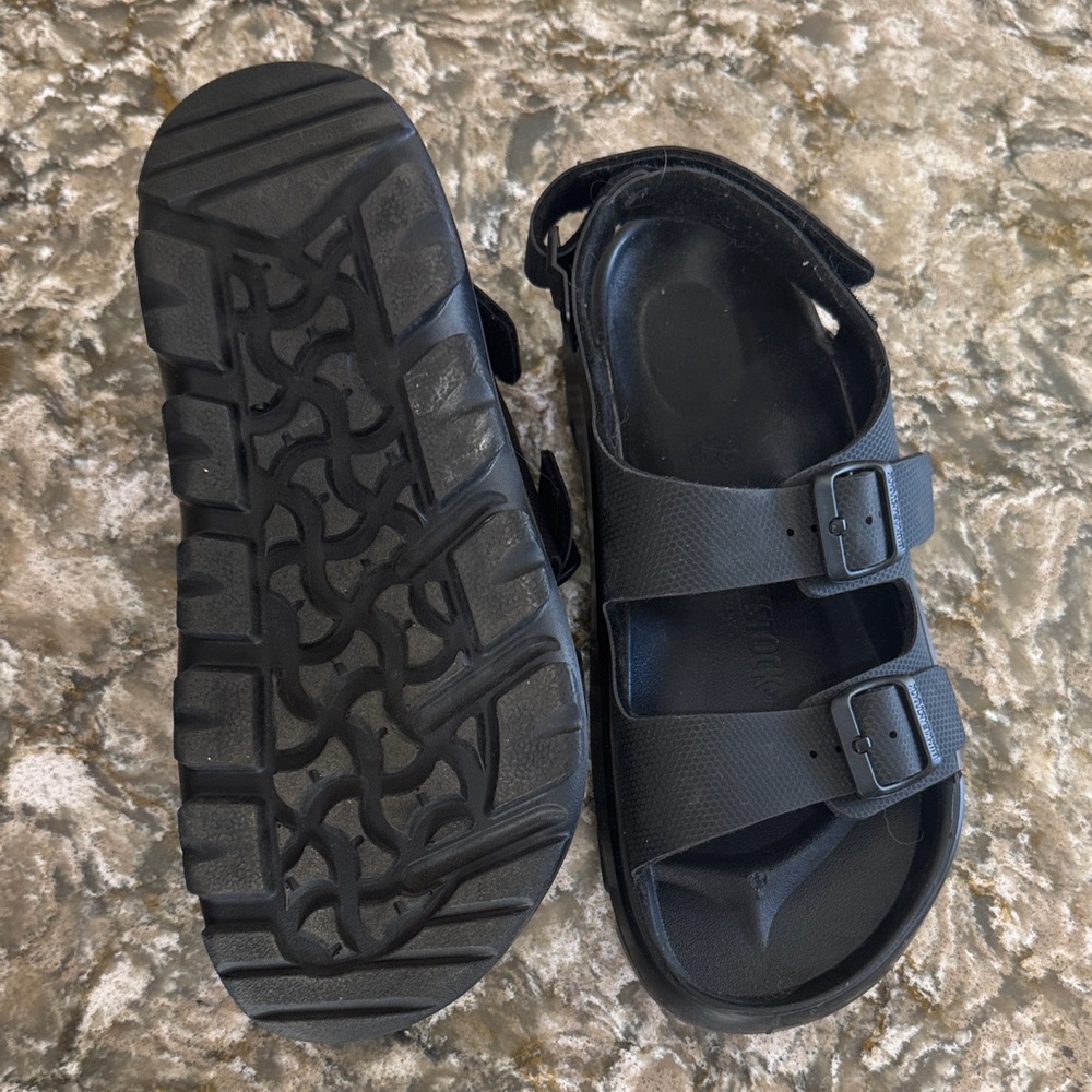 Birkenstock Men's Black Double-Strap Sandals / W4 - Picture 4 of 4
